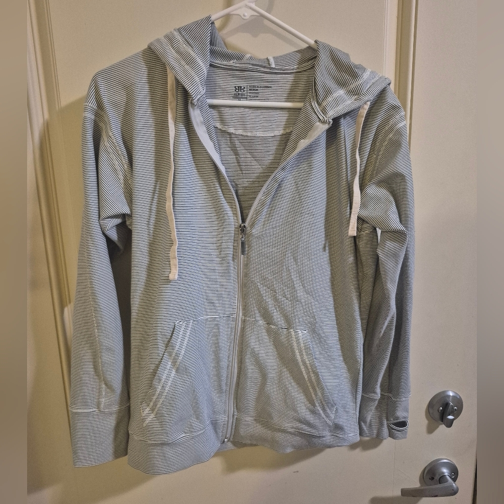 Albion Fit Striped Hoodie